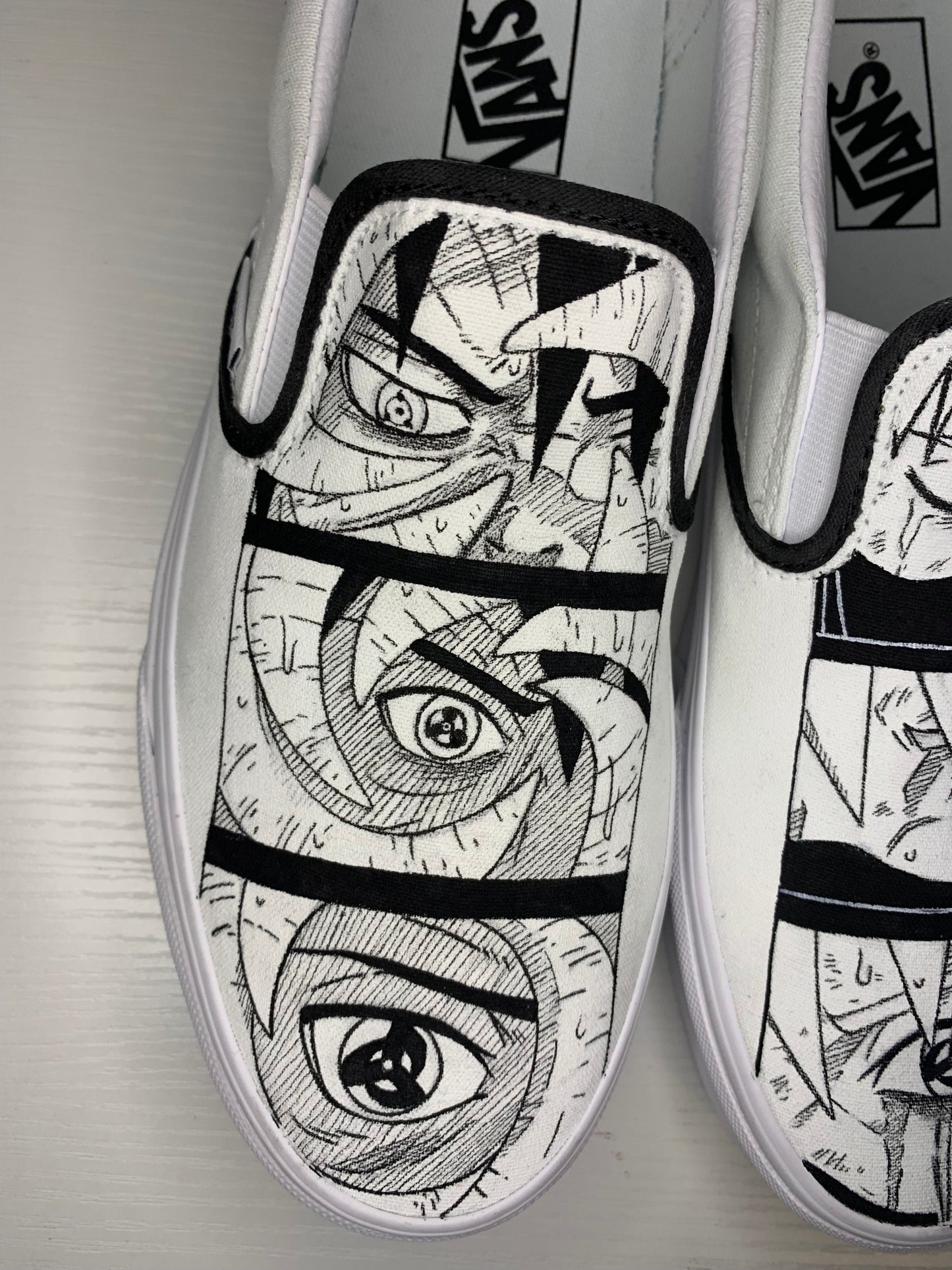 Twins of War Slip on Vans