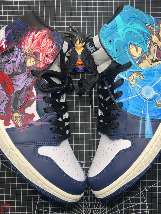 Goku | Black Saiyan Paradox Nike Air Jordan 1 Retro High OG