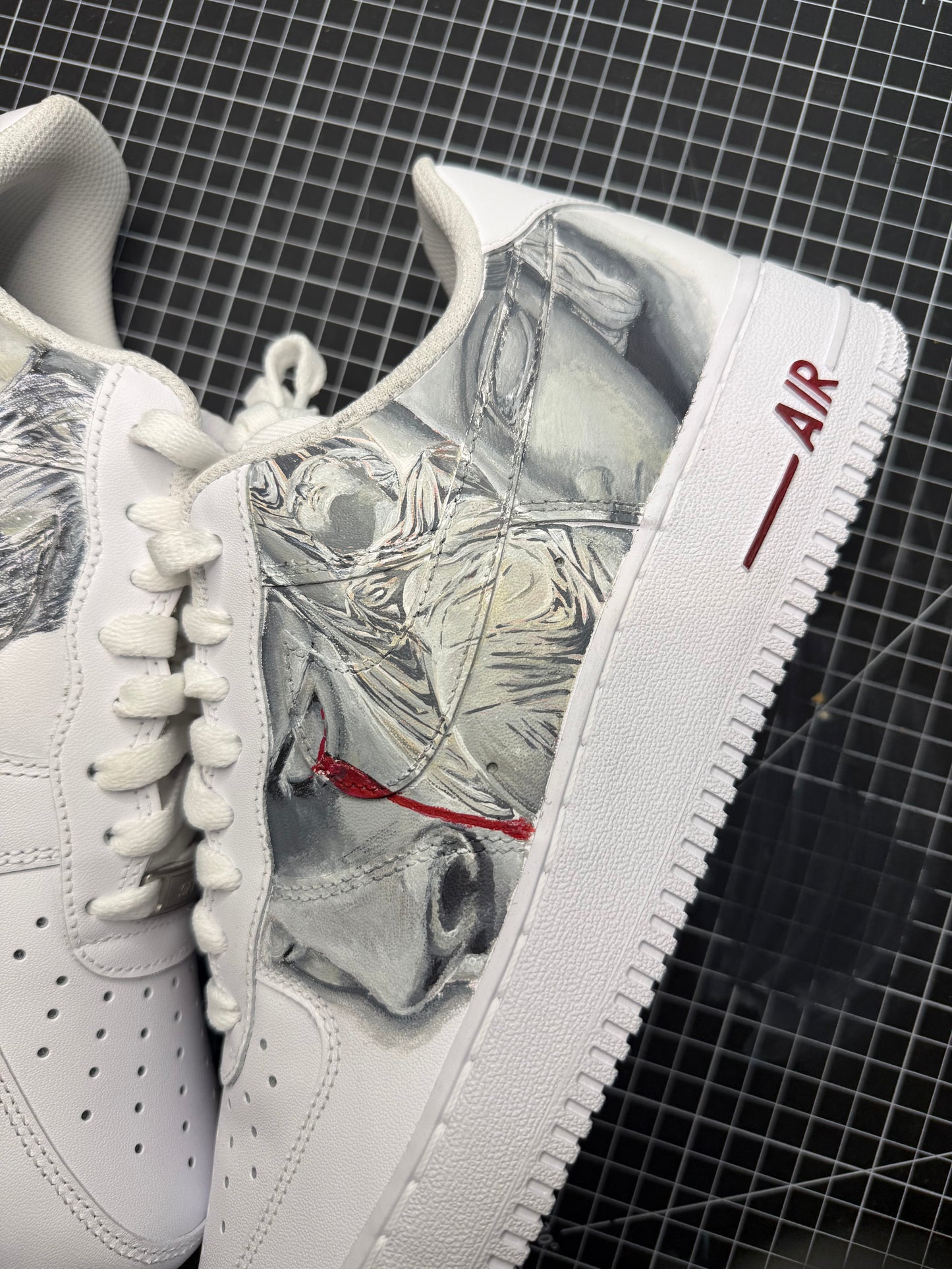 “Blood & Beauty” Custom Nike AirForce Ones