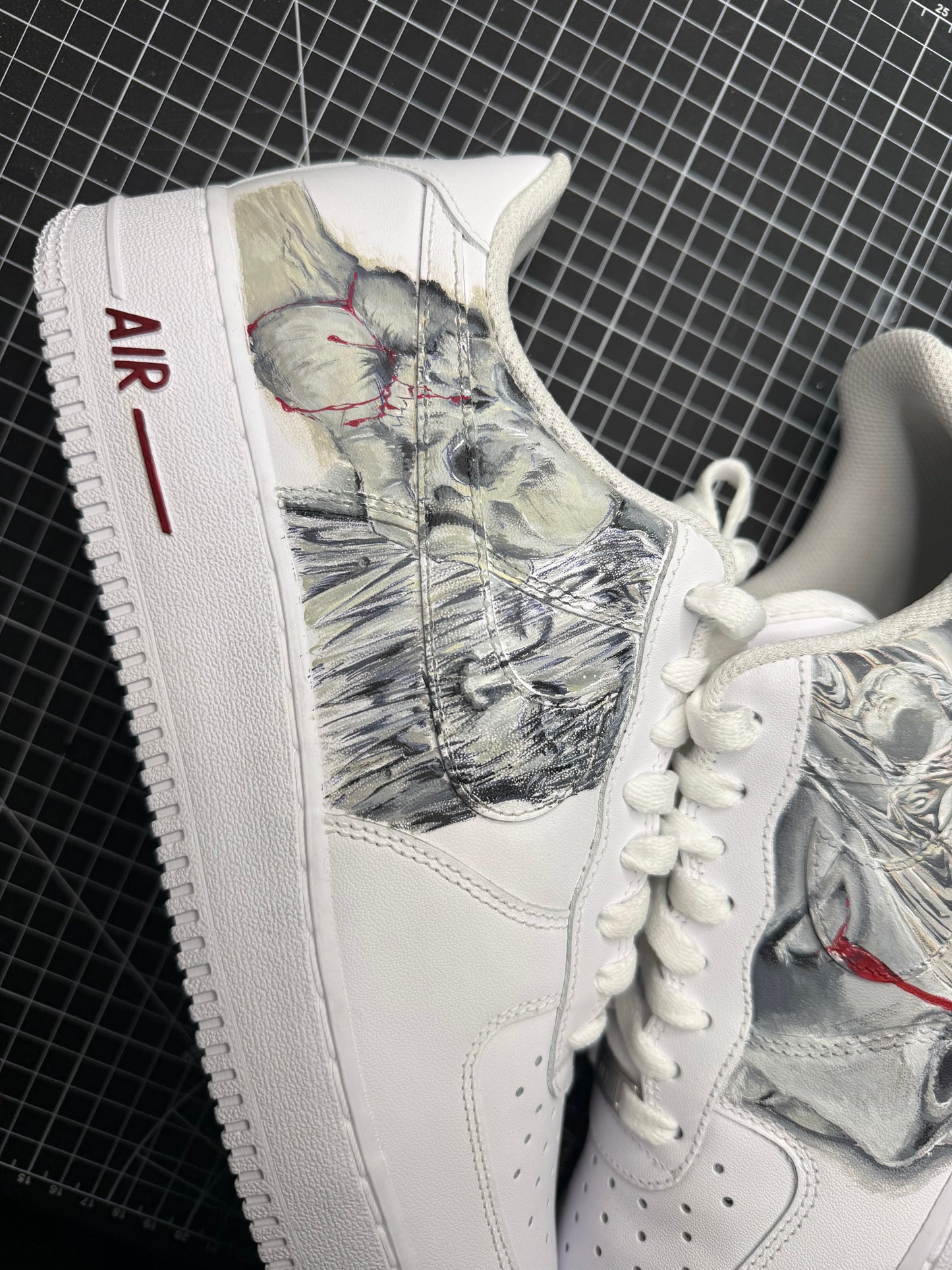 “Blood & Beauty” Custom Nike AirForce Ones